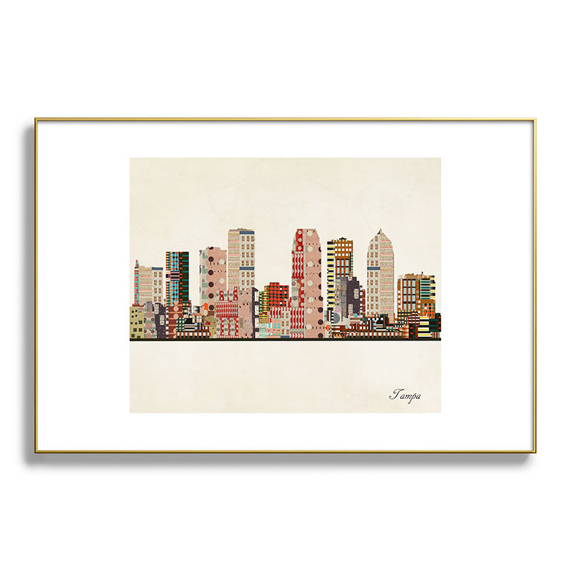 tampa skyline Framed Art Print Gallery Image 128