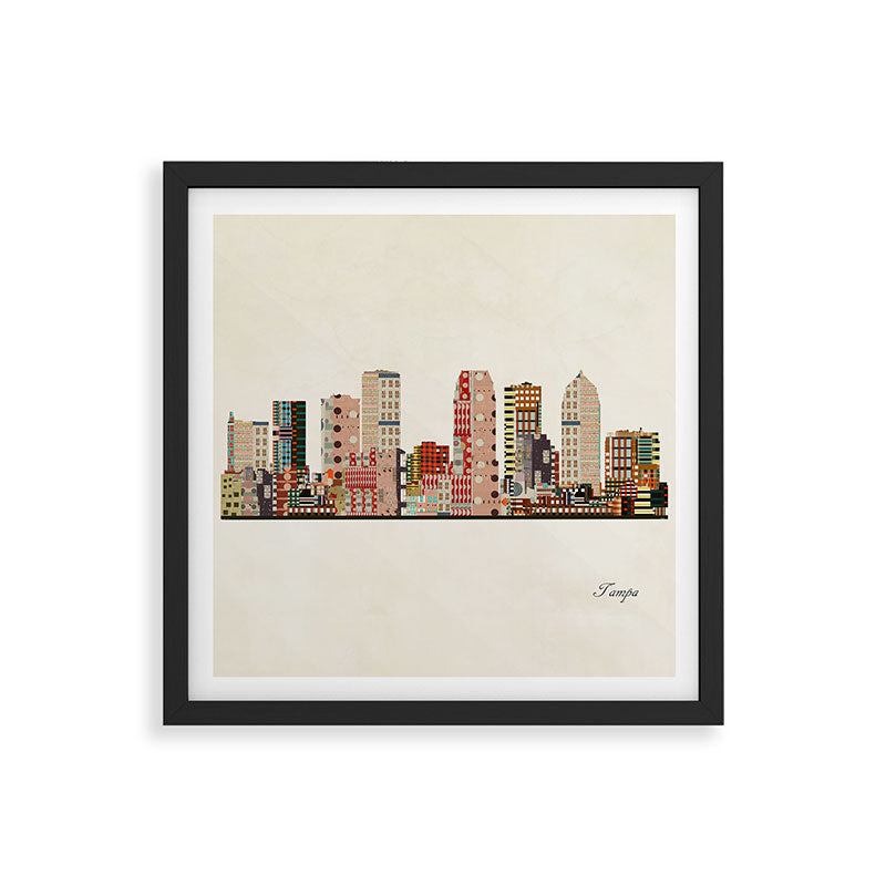 tampa skyline Framed Art Print Gallery Image 7