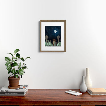 the moon balloon Framed Art Print Gallery Image 15