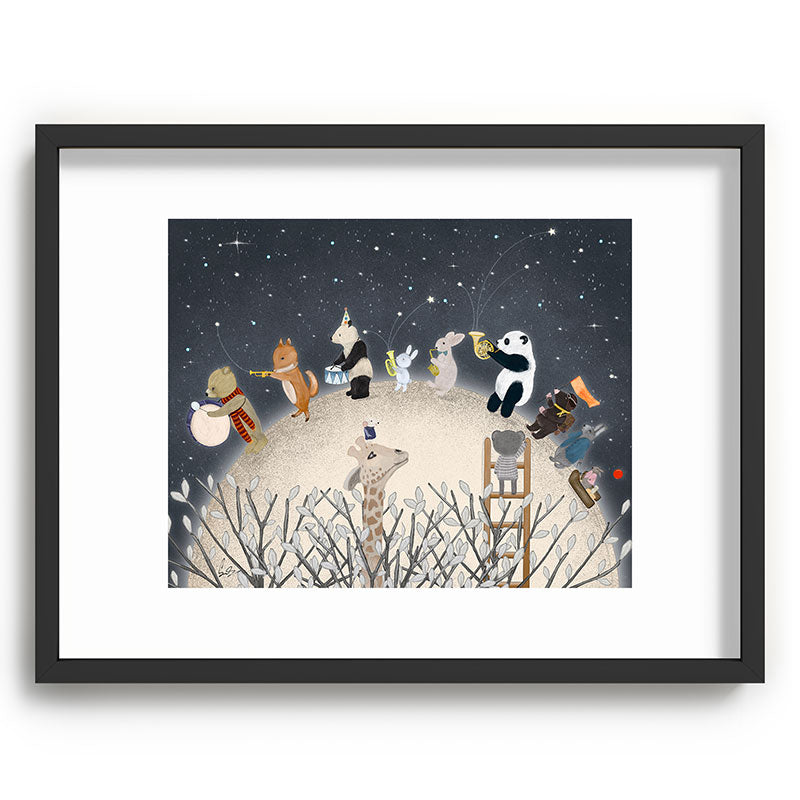 the moon song Framed Art Print Gallery Image 84