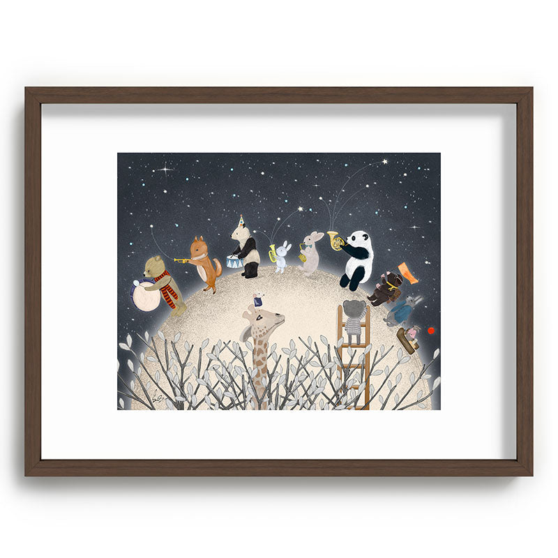 the moon song Framed Art Print Gallery Image 91