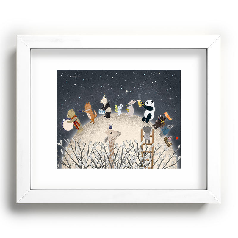 the moon song Framed Art Print Gallery Image 103