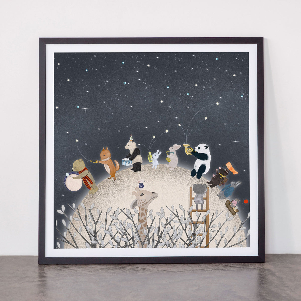 the moon song Framed Art Print Gallery Image 55