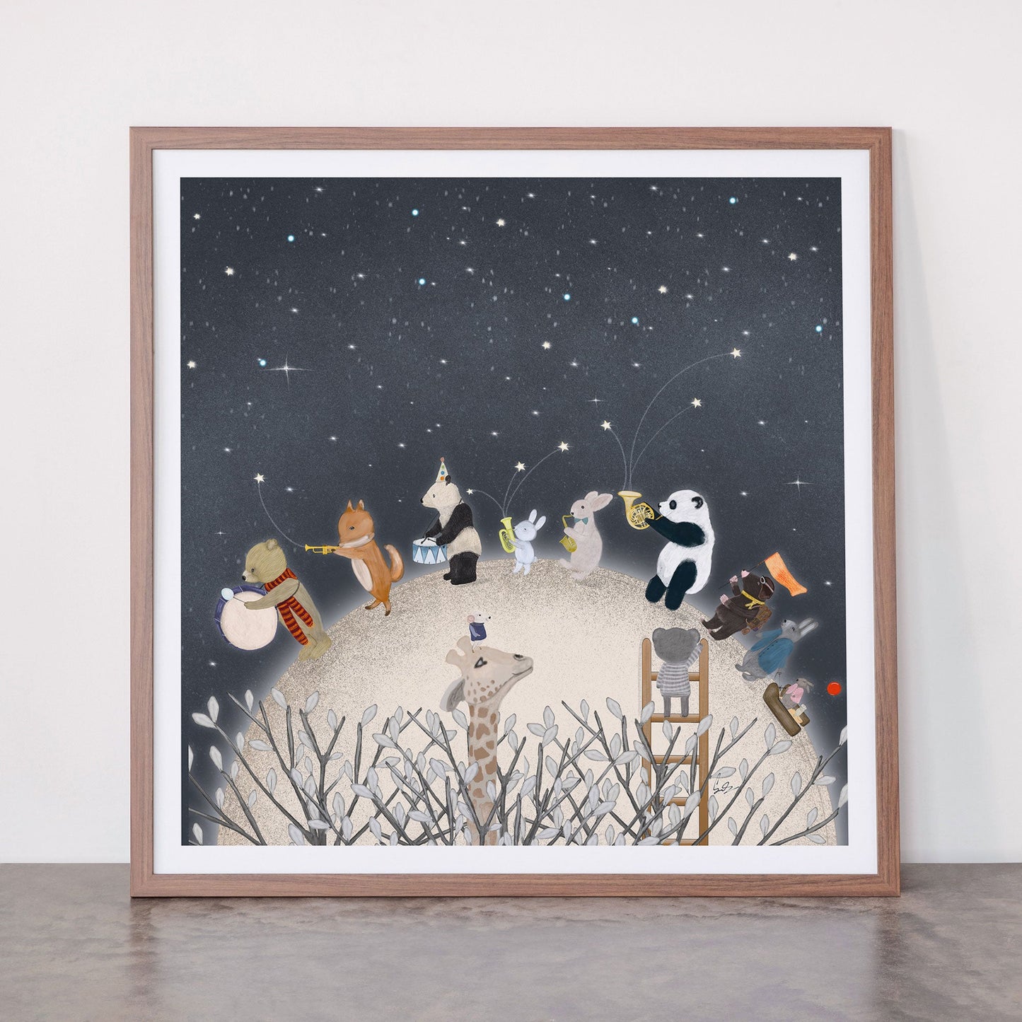 the moon song Framed Art Print Gallery Image 66