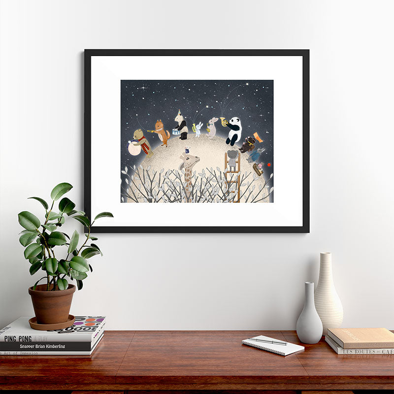 the moon song Framed Art Print Gallery Image 48
