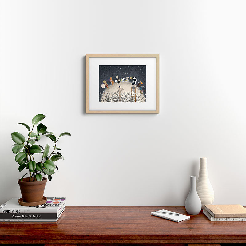 the moon song Framed Art Print Gallery Image 25