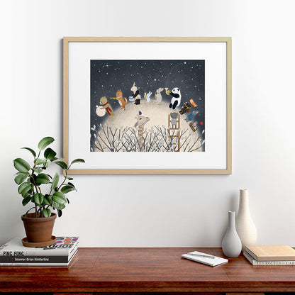 the moon song Framed Art Print Gallery Image 67