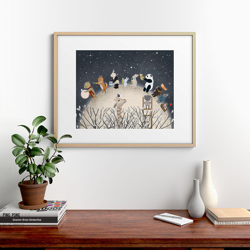 the moon song Framed Art Print Gallery Image 29