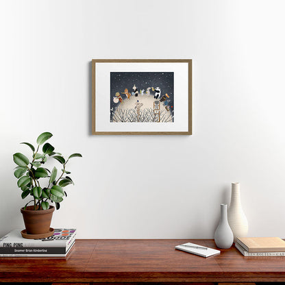 the moon song Framed Art Print Gallery Image 16