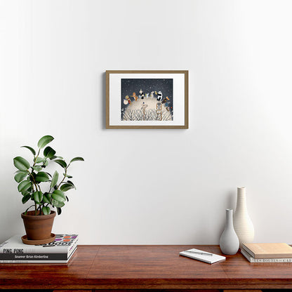 the moon song Framed Art Print Gallery Image 14