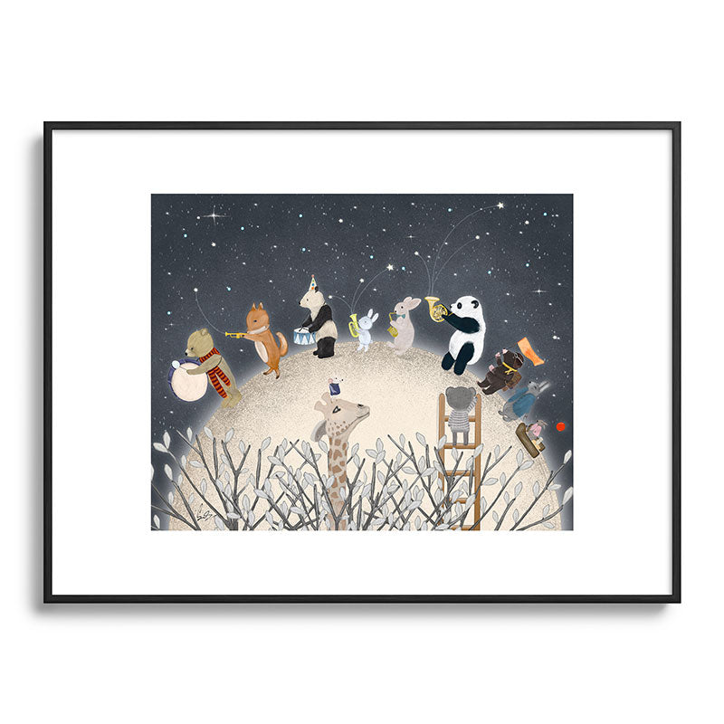the moon song Framed Art Print Gallery Image 115