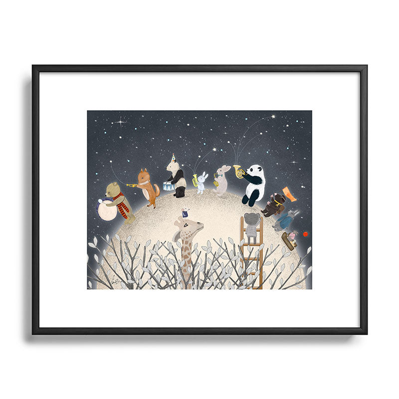 the moon song Framed Art Print Gallery Image 112