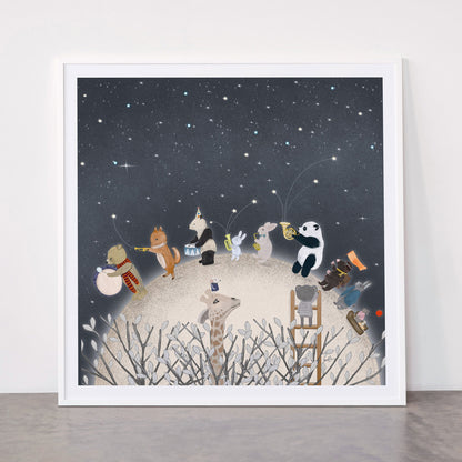 the moon song Framed Art Print Gallery Image 43