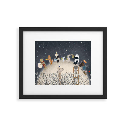 the moon song Framed Art Print Gallery Image 6