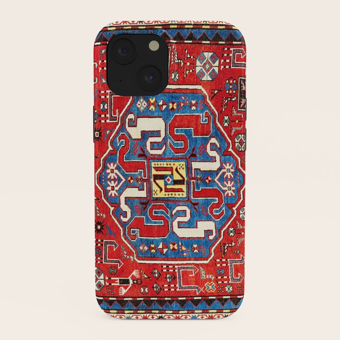 Chondzoresk Karabagh Caucasian Antique Carpet Print iPhone Case Gallery Image 38