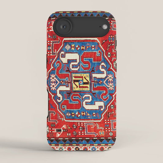 Chondzoresk Karabagh Caucasian Antique Carpet Print iPhone Case Gallery Image 2