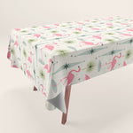 Atomic Flamingo Oasis - Larger Scale ©studioxtine Tablecloth Gallery Image 1