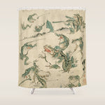 Battle of the Frogs Shower Curtain Gallery Image 1