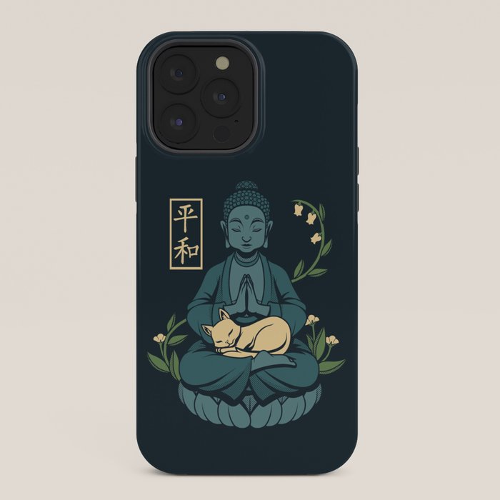 Cat Meditation Buddhism Buddha by Tobe Fonseca iPhone Case Gallery Image 36
