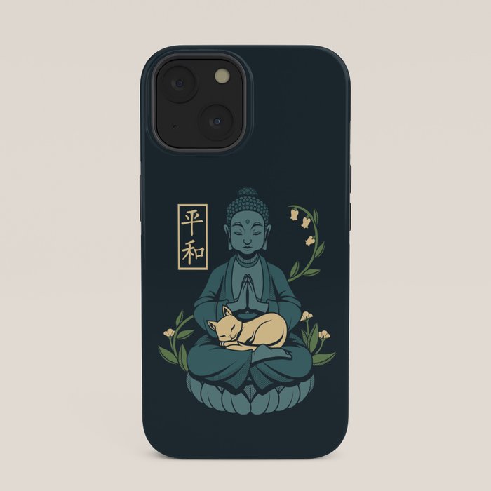 Cat Meditation Buddhism Buddha by Tobe Fonseca iPhone Case Gallery Image 33