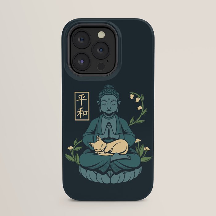Cat Meditation Buddhism Buddha by Tobe Fonseca iPhone Case Gallery Image 23