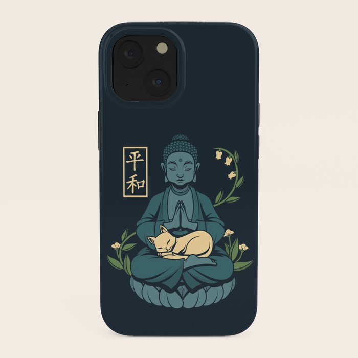 Cat Meditation Buddhism Buddha by Tobe Fonseca iPhone Case Gallery Image 38