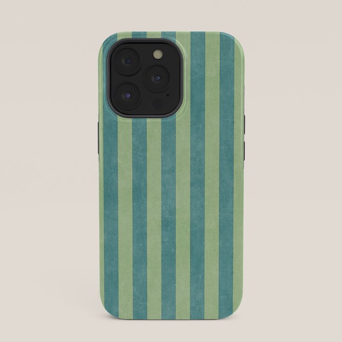 STRIPES - 005 - teal and green iPhone Case Gallery Image 35