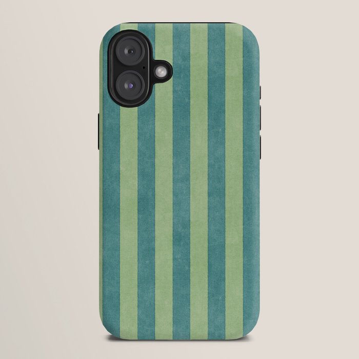 STRIPES - 005 - teal and green iPhone Case Gallery Image 10