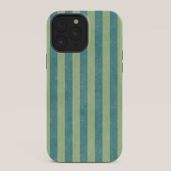 STRIPES - 005 - teal and green iPhone Case Gallery Image 36