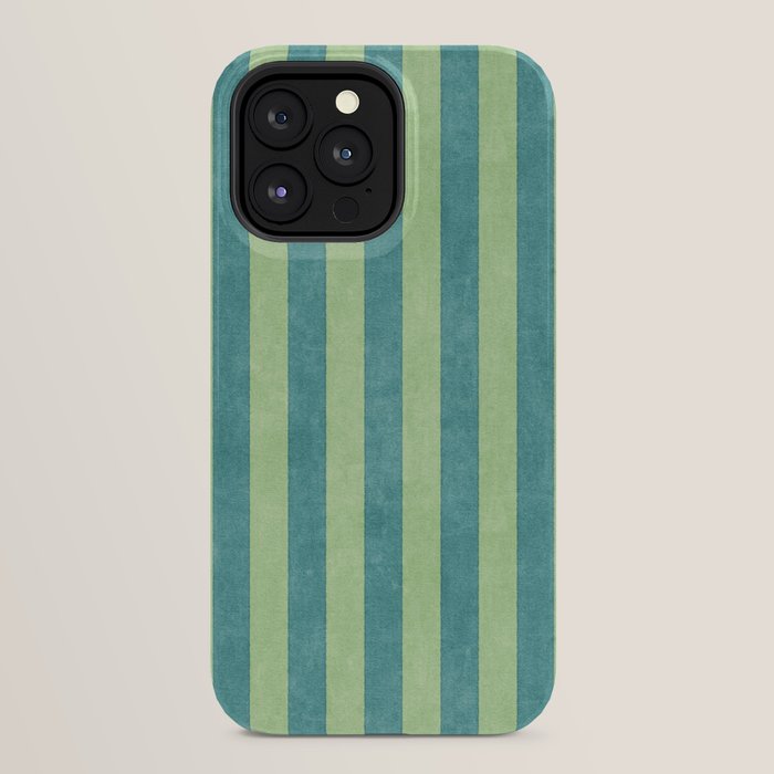 STRIPES - 005 - teal and green iPhone Case Gallery Image 24