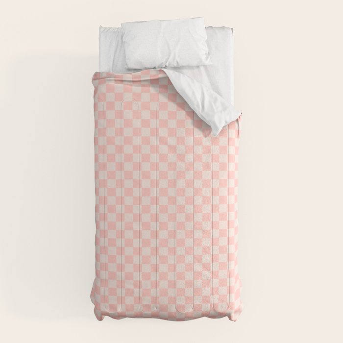 Check VII - Pink â Checkerboard Print Comforter Gallery Image 10