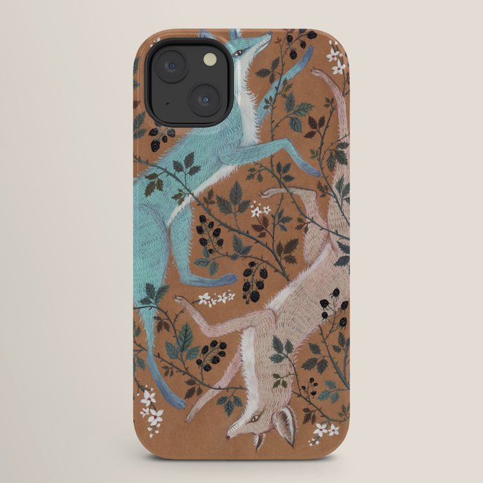Blackberry Foxes iPhone Case Gallery Image 26