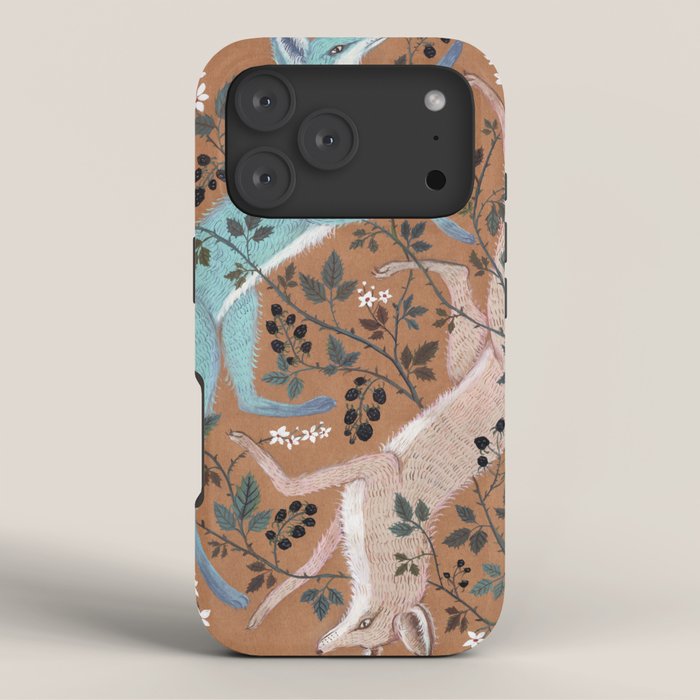 Blackberry Foxes iPhone Case Gallery Image 3