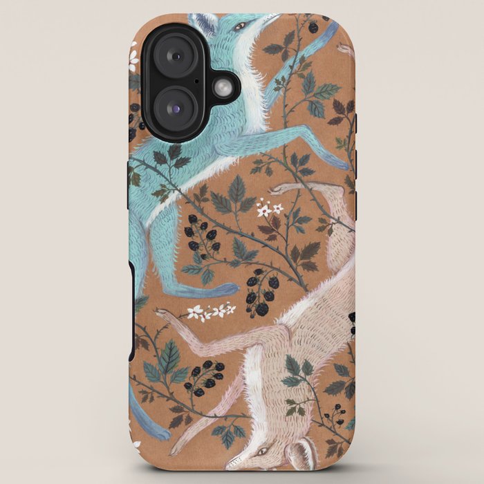 Blackberry Foxes iPhone Case Gallery Image 5