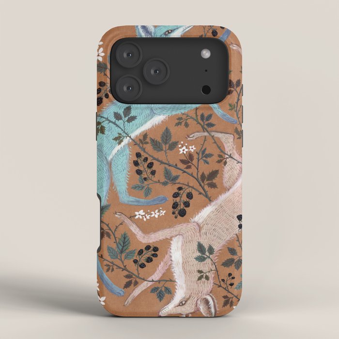 Blackberry Foxes iPhone Case Gallery Image 4