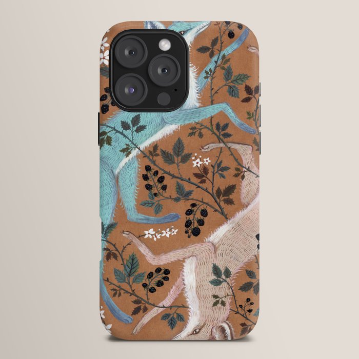 Blackberry Foxes iPhone Case Gallery Image 16