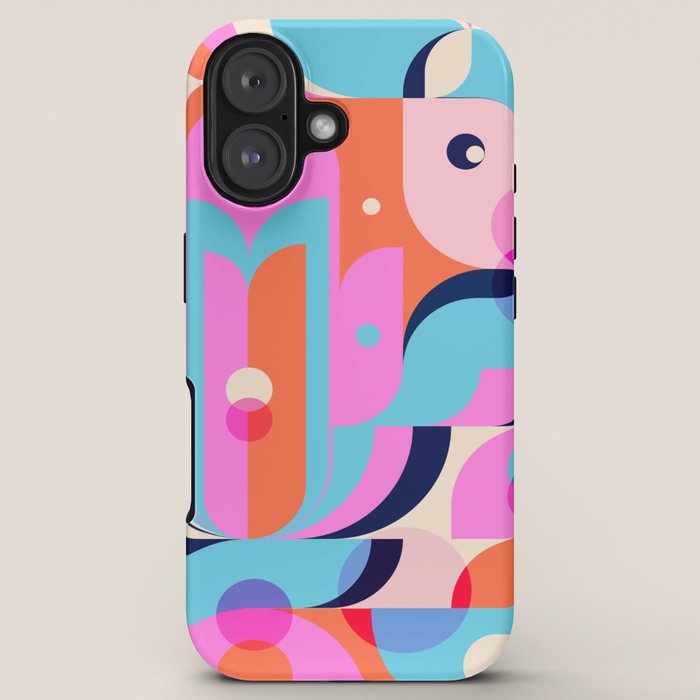 Blue Pink Girl iPhone Case Gallery Image 5