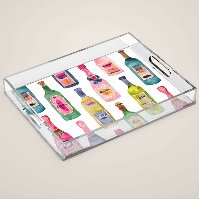 Champagne Collection Acrylic Tray Gallery Image 1