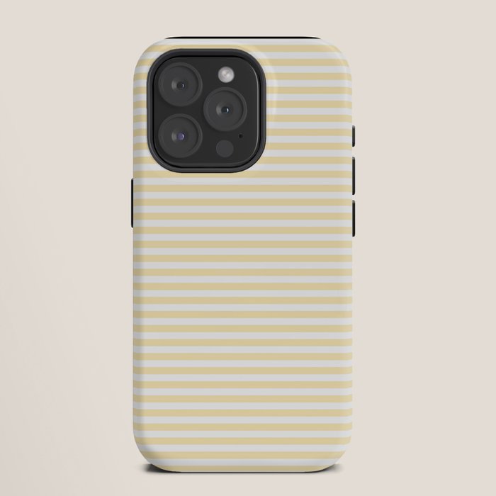 Lemon Honey Cream Stripe iPhone Case Gallery Image 11