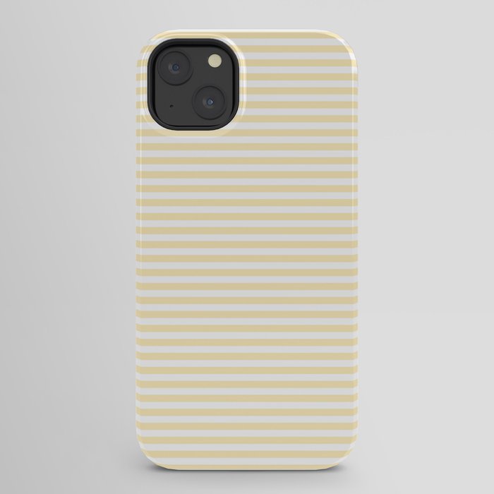 Lemon Honey Cream Stripe iPhone Case Gallery Image 30