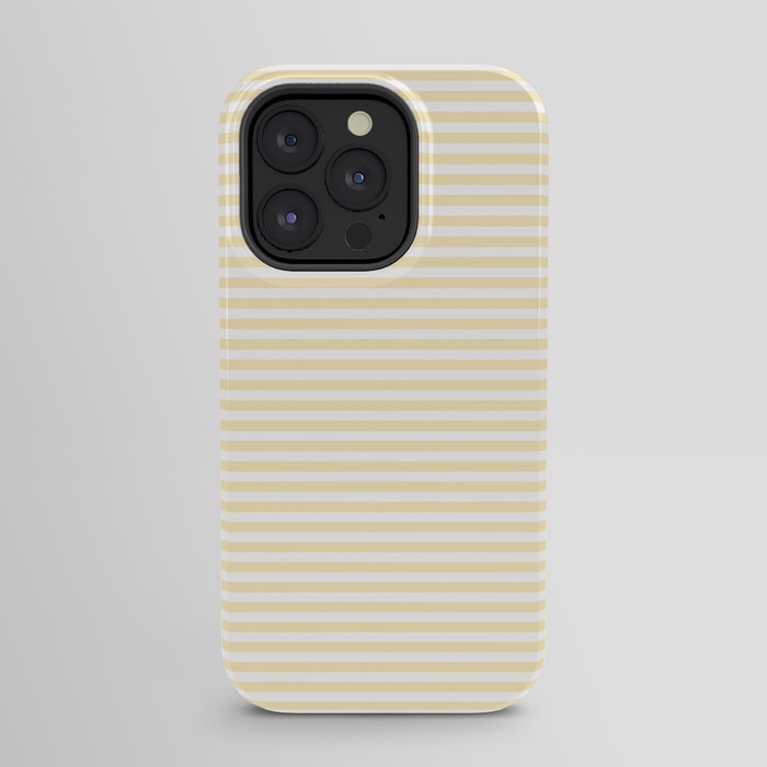 Lemon Honey Cream Stripe iPhone Case Gallery Image 31