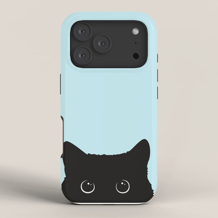 Black cat I iPhone Case Gallery Image 3
