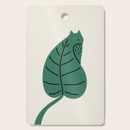 Cat and Plant 27 Cutting Board Gallery Image 1