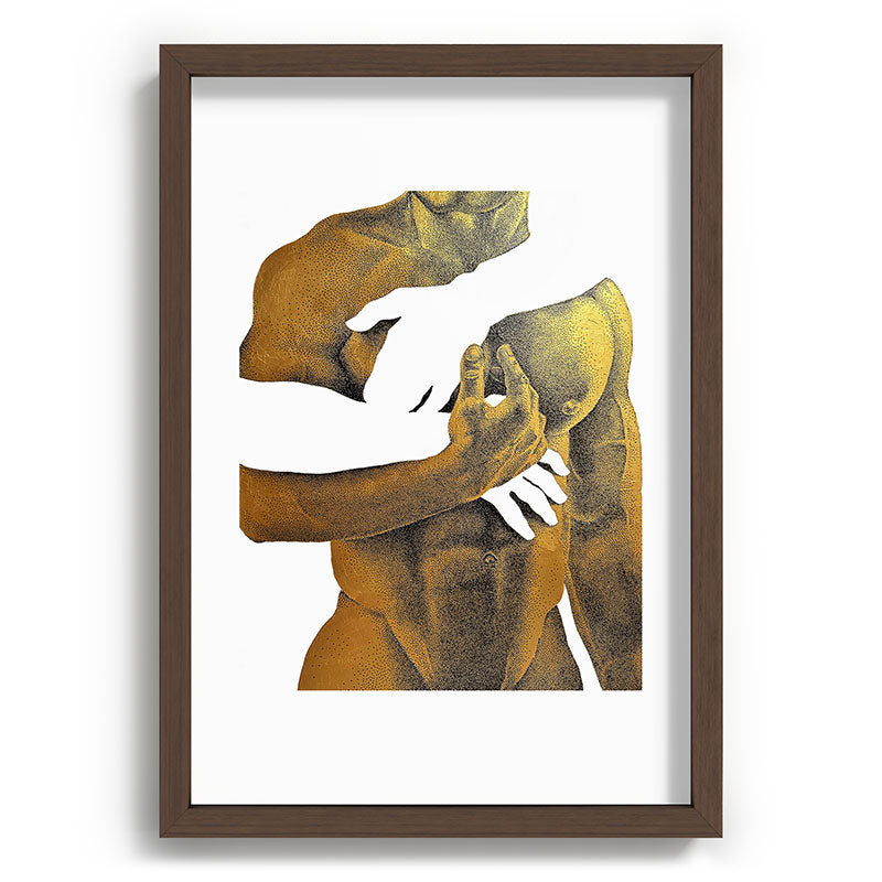 Echoes II - NOODOOD Painting (Gold doesn't print shiny) Framed Art Print Gallery Image 38