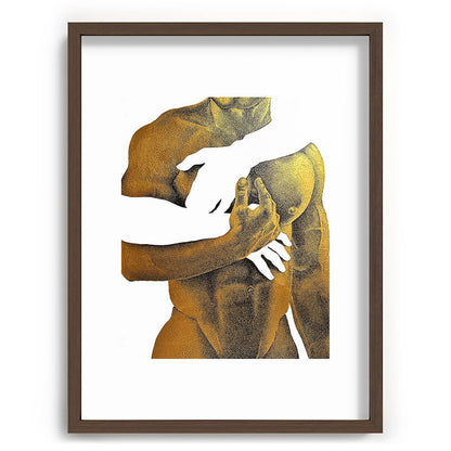 Echoes II - NOODOOD Painting (Gold doesn't print shiny) Framed Art Print Gallery Image 39
