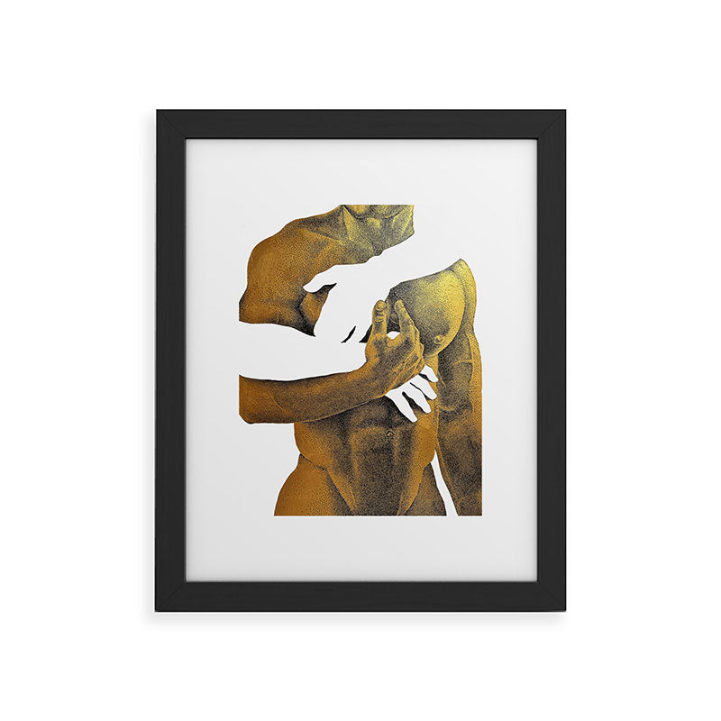 Echoes II - NOODOOD Painting (Gold doesn't print shiny) Framed Art Print Gallery Image 19