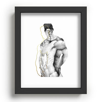Figuration 1 (GOLD DOESN'T PRINT SHINY) Framed Art Print Gallery Image 33