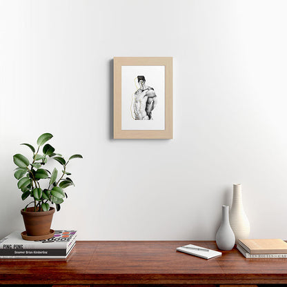 Figuration 1 (GOLD DOESN'T PRINT SHINY) Framed Art Print Gallery Image 26
