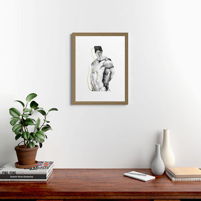 Figuration 1 (GOLD DOESN'T PRINT SHINY) Framed Art Print Gallery Image 23