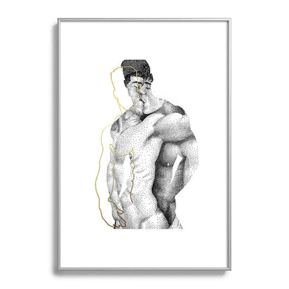 Figuration 1 (GOLD DOESN'T PRINT SHINY) Framed Art Print Gallery Image 58
